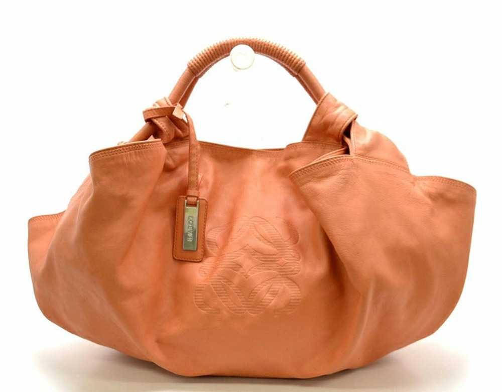 Loewe Nappa Aire Handbag Lambskin Salmon Pink Orange